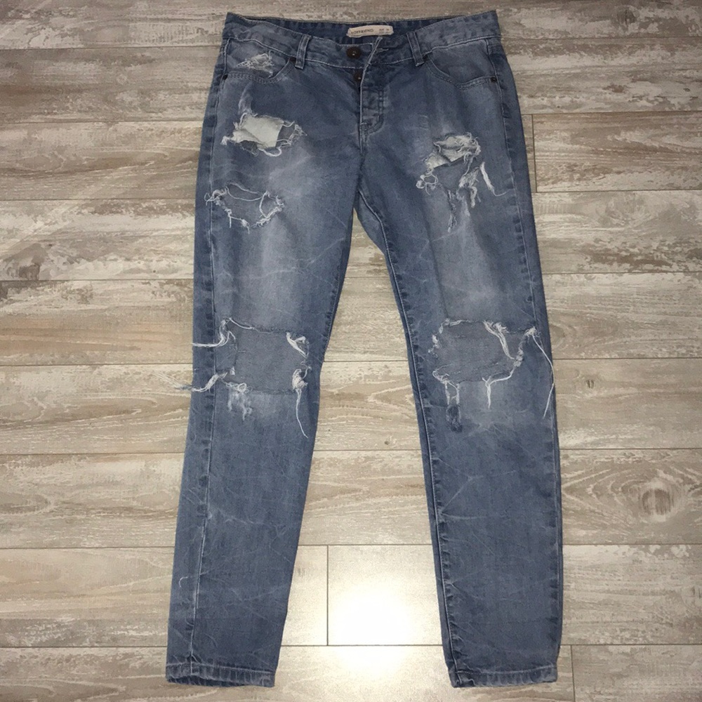 Cotton On Ripped Boyfriend Jeans